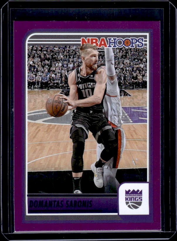 2023-24 Hoops #211 Domantas Sabonis Purple