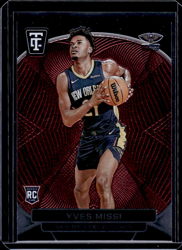 2024-25 Panini Totally Certified #139 Yves Missi Mirror Maroon