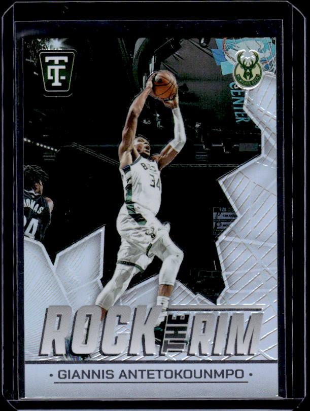 2024-25 Panini Totally Certified #20 Giannis Antetokounmpo Rock the Rim Mirror