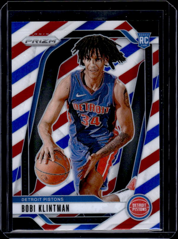 2024-25 Panini Prizm #266 Bobi Klintman Prizms Red White and Blue
