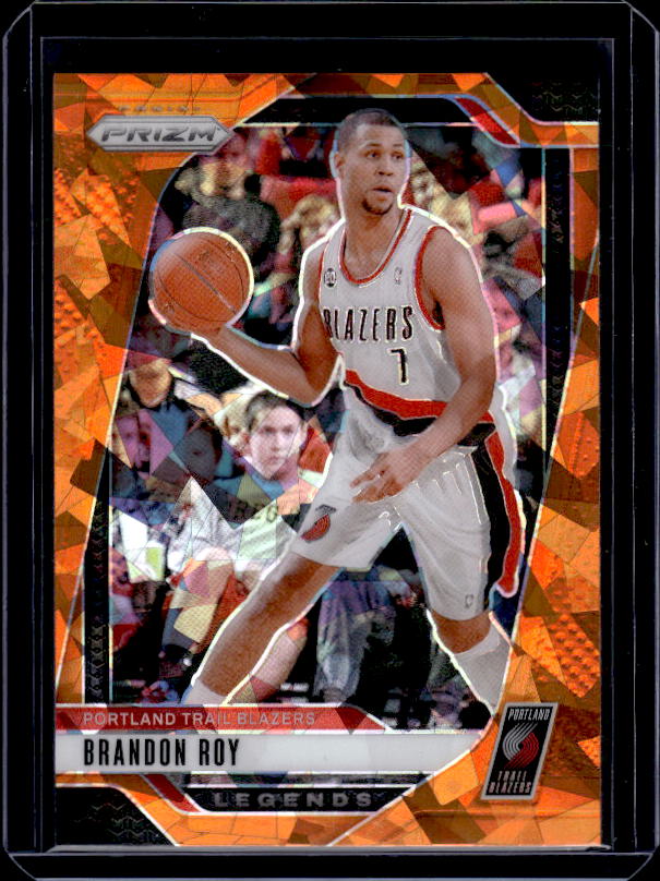 2024-25 Panini Prizm #271 Brandon Roy Prizms Orange Ice