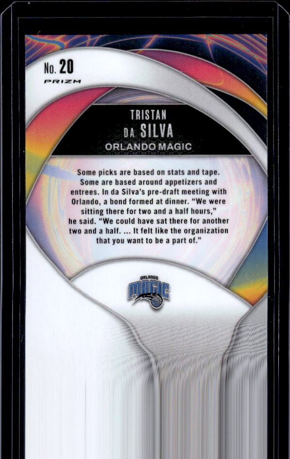 2024-25 Panini Prizm #20 Tristan da Silva Instant Impact Prizms Green