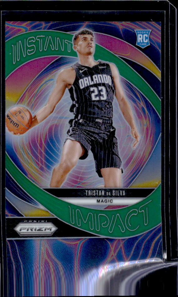 2024-25 Panini Prizm #20 Tristan da Silva Instant Impact Prizms Green