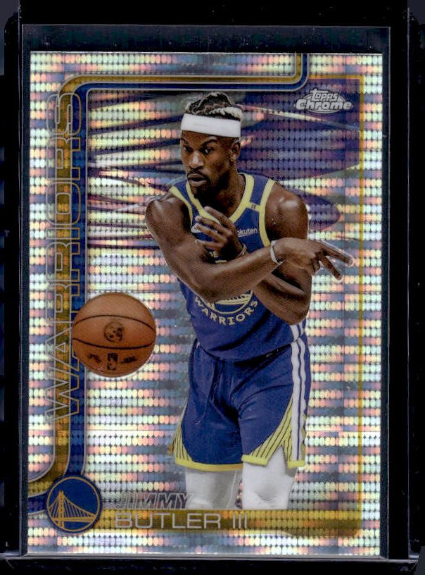 2025-26 Topps Chrome #209 Jimmy Butler III Pulsar Refractor