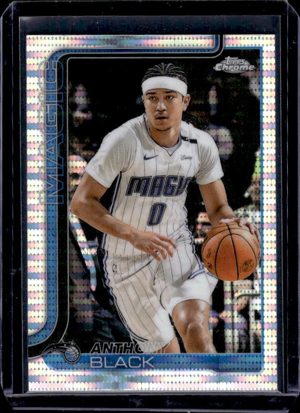 2025-26 Topps Chrome #103 Anthony Black Pulsar Refractor