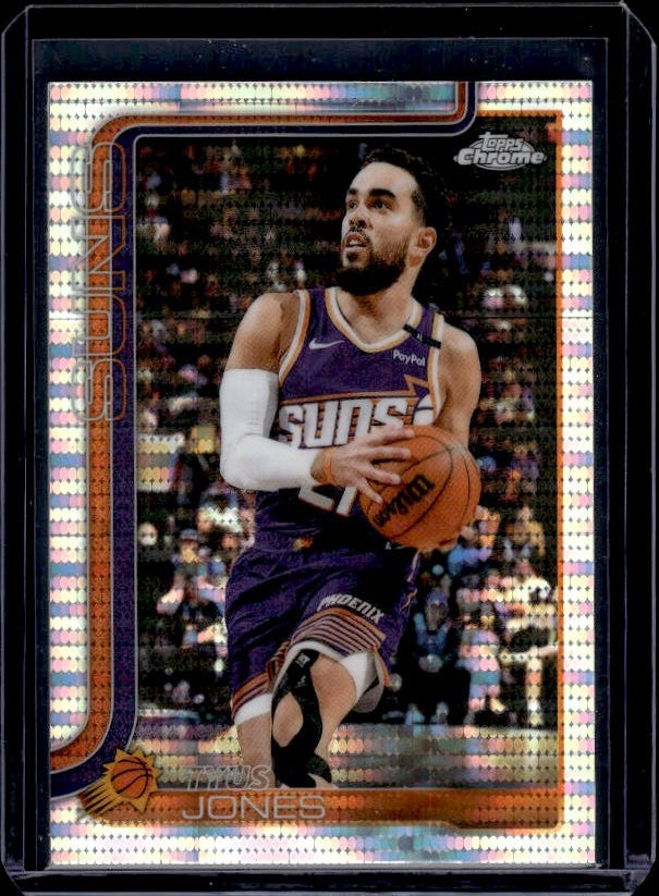 2025-26 Topps Chrome #146 Tyus Jones Pulsar Refractor