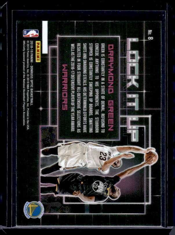 2018-19 Donruss Optic #8 Draymond Green Lock It Up