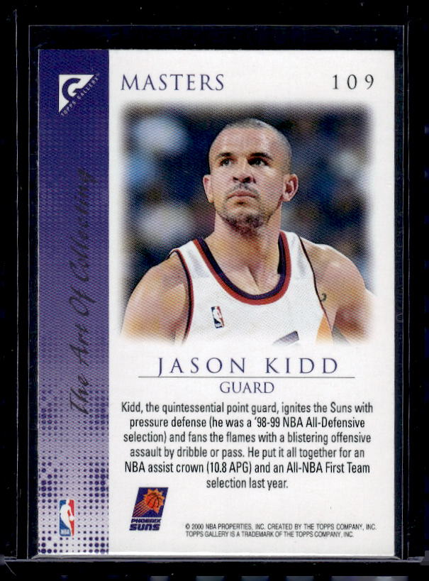 1999-00 Topps Gallery #109 Jason Kidd