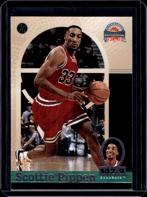 1997-98 Score Board Autographed #36 Scottie Pippen