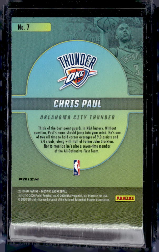 2019-20 Panini Mosaic #7 Chris Paul Center Stage