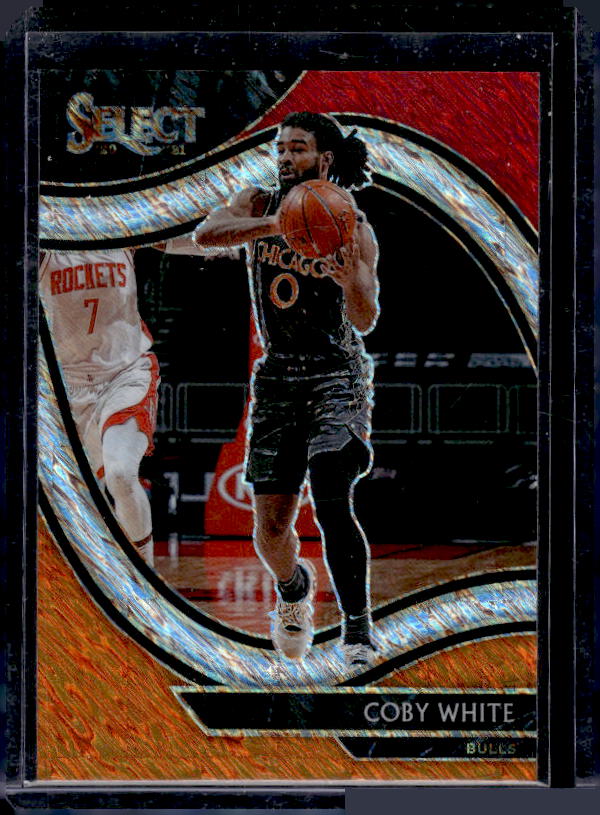 2020-21 Panini Select #233 Coby White Disco Prizms