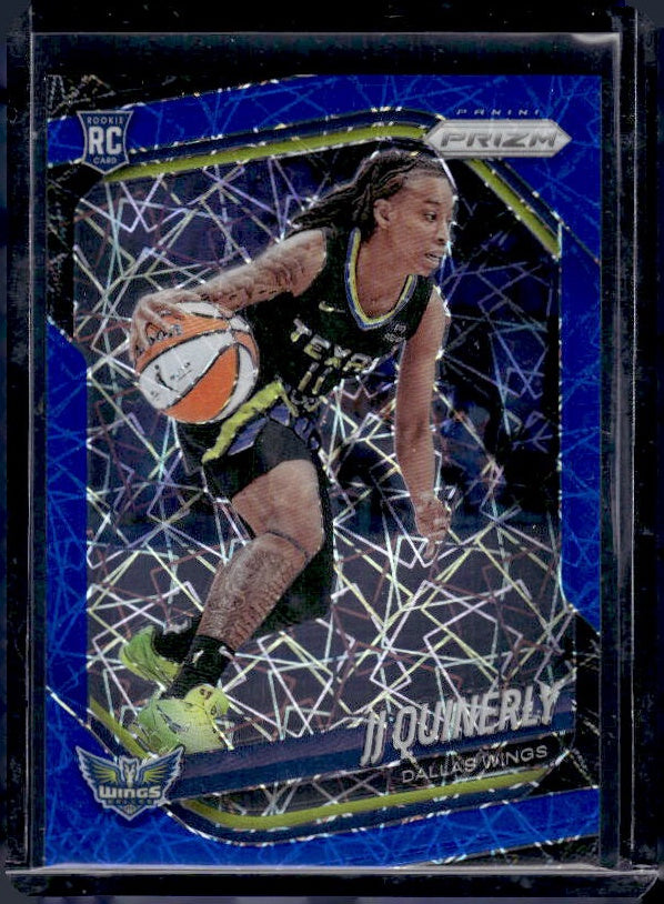 2025 Panini Prizm WNBA #95 JJ Quinerly Blue Velocity Prizms