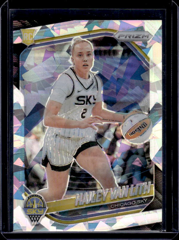 2025 Panini Prizm WNBA #2 Hailey Van Lith Ice Prizms