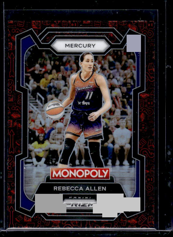 2024 Panini Prizm Monopoly WNBA #18 Rebecca Allen Red Classic Icons Prizms