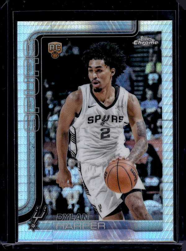 2025-26 Topps Chrome #252 Dylan Harper Pulsar Refractor