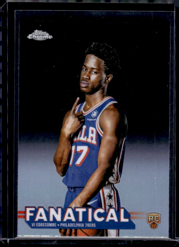 2025-26 Topps Chrome #FAN-23 VJ Edgecombe Fanatical