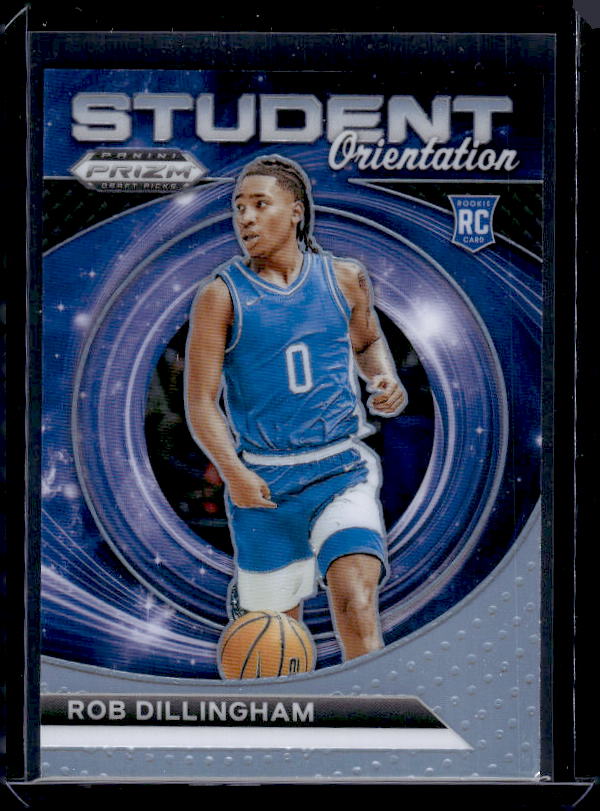 2024 Panini Prizm Draft Picks #5 Robert Dillingham Student Orientation Silver