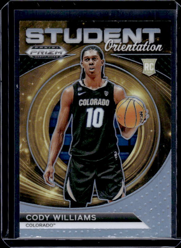 2024 Panini Prizm Draft Picks #23 Cody Williams Student Orientation Silver