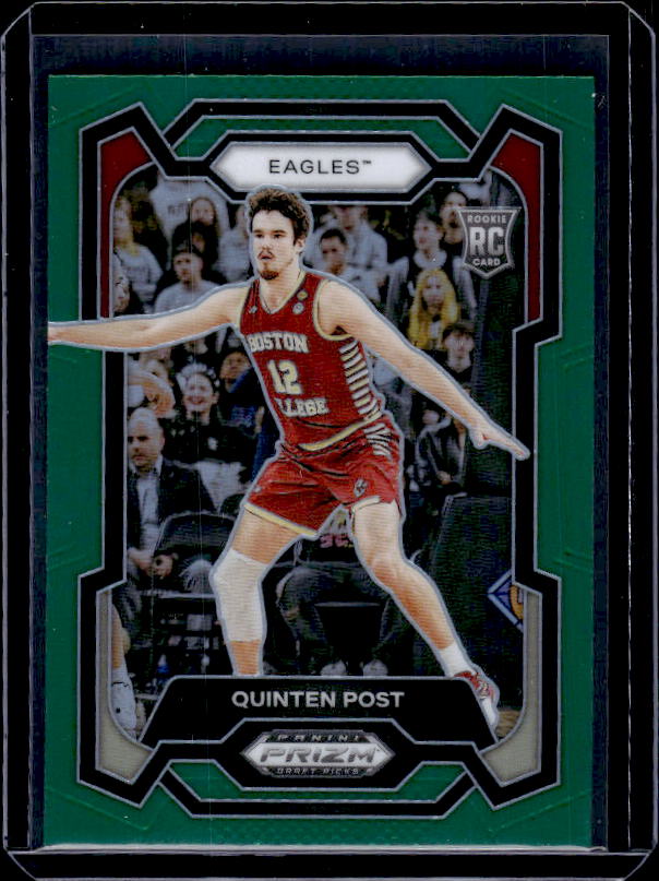 2024 Panini Prizm Draft Picks #73 Quinten Post Prizms Green
