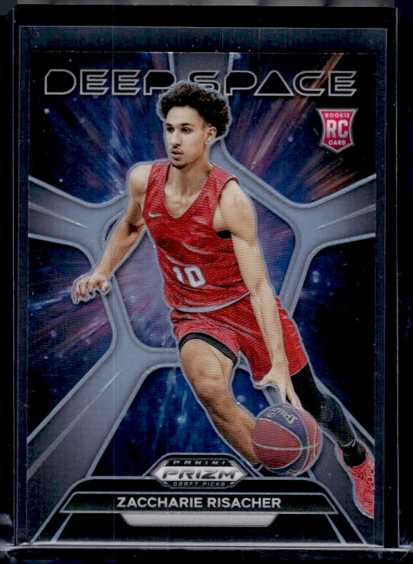 2024 Panini Prizm Draft Picks #12 Zaccharie Risacher Deep Space Prizms Silver