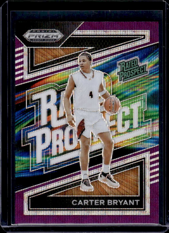 2024 Panini Prizm Draft Picks #19 Carter Bryant Rated Prospect Purple Wave
