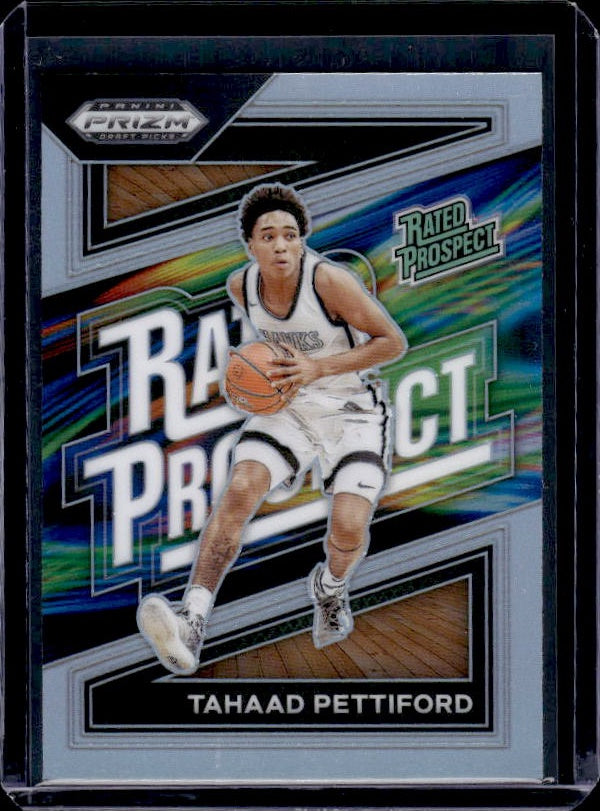 2024 Panini Prizm Draft Picks #13 Tahaad Pettiford Rated Prospect Silver