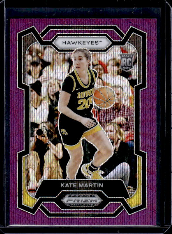 2024 Panini Prizm Draft Picks #62 Kate Martin Prizms Purple Wave