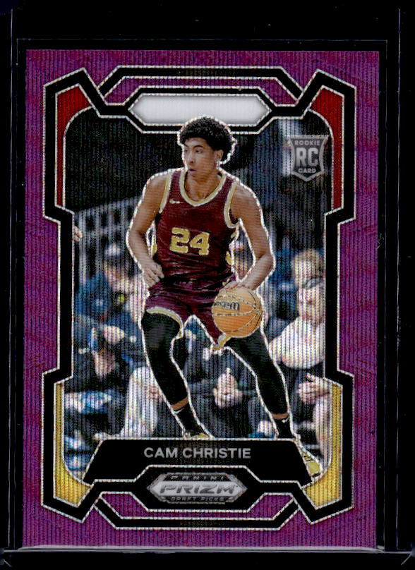 2024 Panini Prizm Draft Picks #4 Cam Christie Prizms Purple Wave