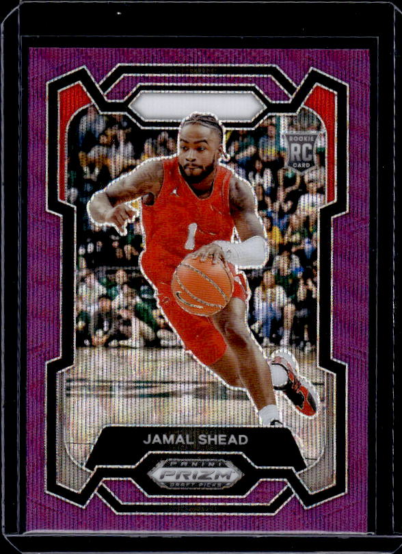 2024 Panini Prizm Draft Picks #46 Jamal Shead Prizms Purple Wave