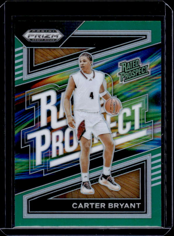 2024 Panini Prizm Draft Picks #19 Carter Bryant Rated Prospect Prizms Green