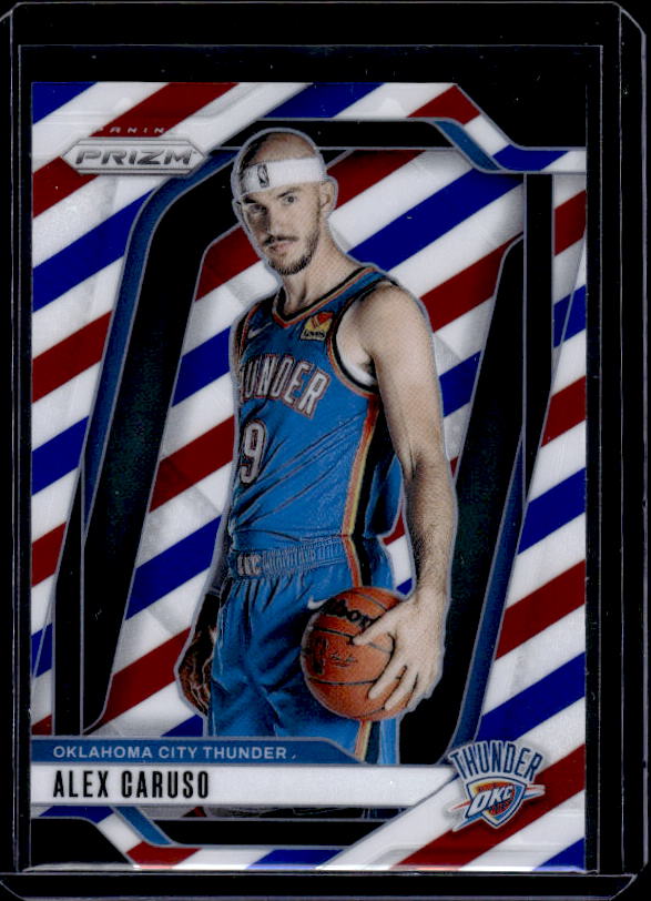 2024-25 Panini Prizm #83 Alex Caruso Prizms Red White and Blue
