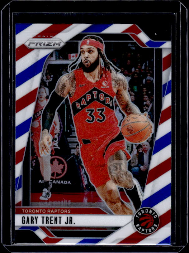 2024-25 Panini Prizm #33 Gary Trent Jr. Prizms Red White and Blue
