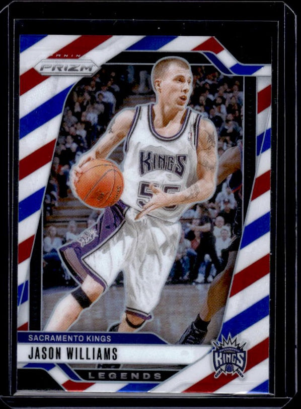 2024-25 Panini Prizm #287 Jason Williams Prizms Red White and Blue