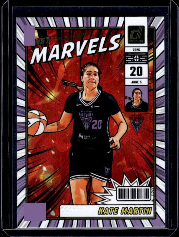 2025 Donruss WNBA #12 Kate Martin Net Marvels Press Proof