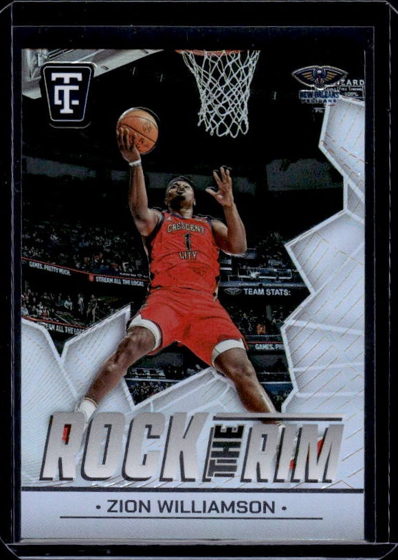 2024-25 Panini Totally Certified #19 Zion Williamson Rock the Rim