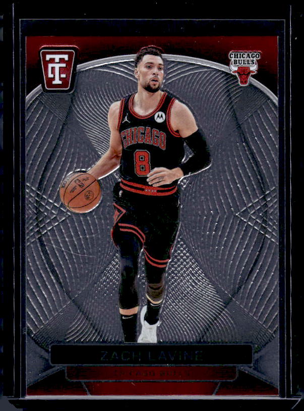2024-25 Panini Totally Certified #64 Zach LaVine Mirror Silver Platinum #/75