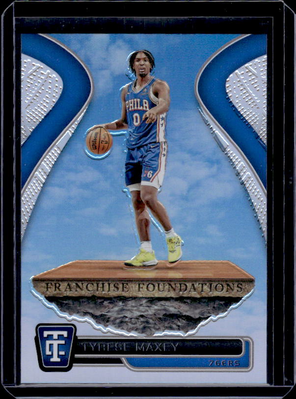 2024-25 Panini Totally Certified #11 Tyrese Maxey Franchise Foundations