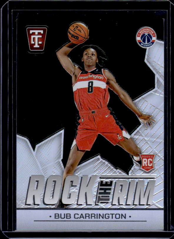 2024-25 Panini Totally Certified #23 Bub Carrington Rock the Rim