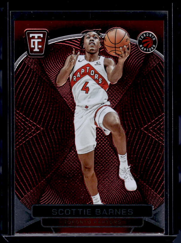 2024-25 Panini Totally Certified #104 Scottie Barnes Mirror Maroon