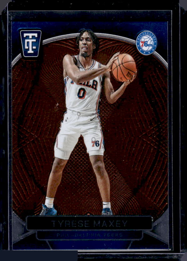 2024-25 Panini Totally Certified #72 Tyrese Maxey Mirror Bronze
