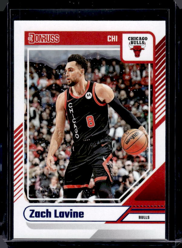 2024-25 Donruss #124 Zach LaVine Blue Winter #/75
