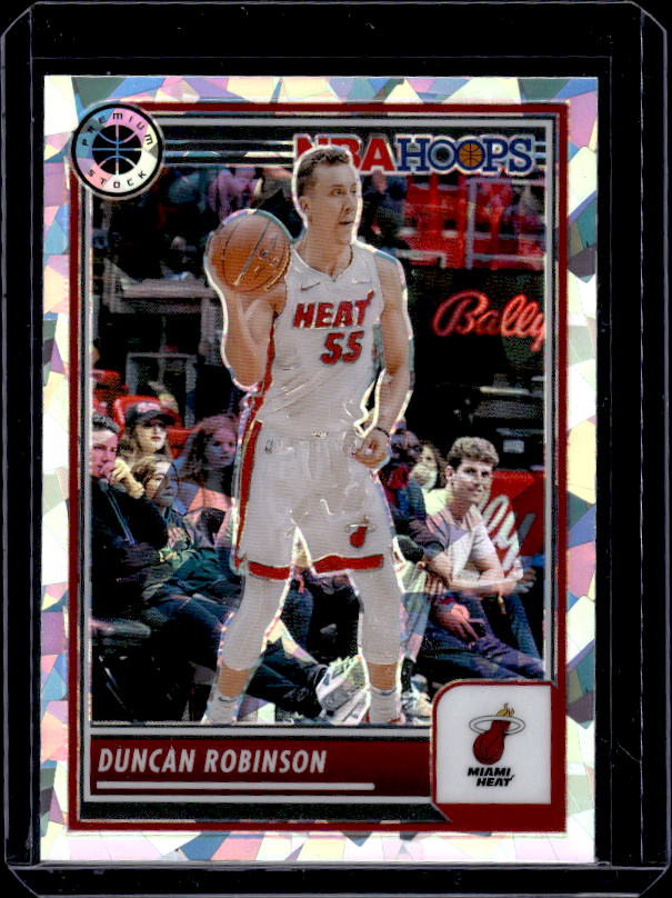 2023-24 Hoops Premium Stock #164 Duncan Robinson Ice Prizm