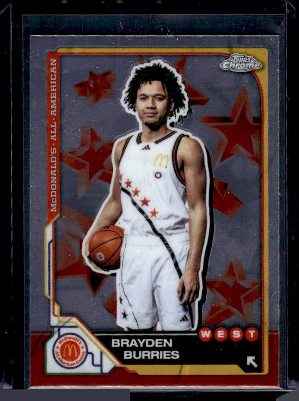 2025-26 Topps Chrome McDonald's All American #8 Brayden Burries