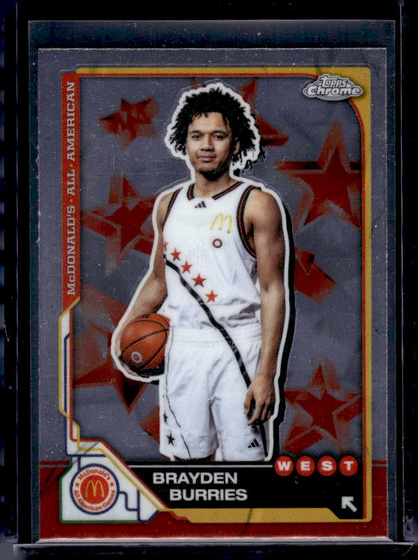 2025-26 Topps Chrome McDonald's All American #8 Brayden Burries