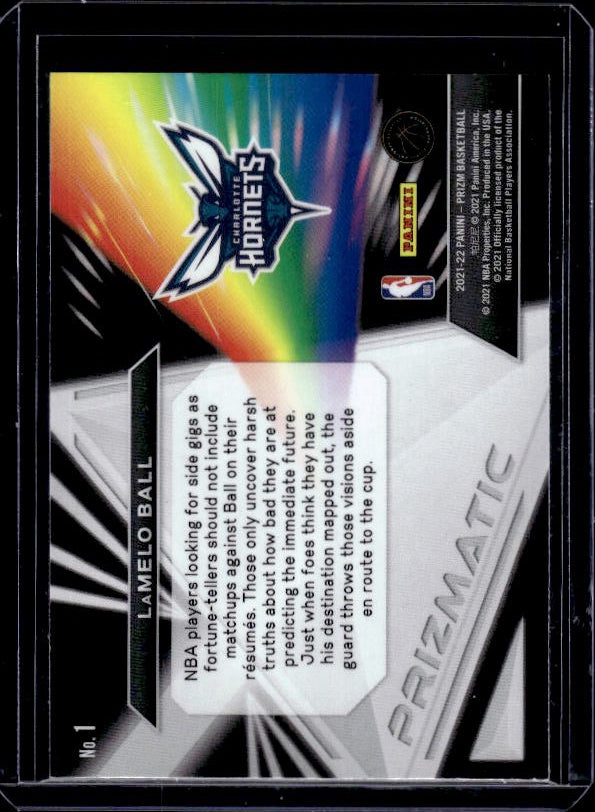 2021-22 Panini Prizm #1 LaMelo Ball Prizmatic