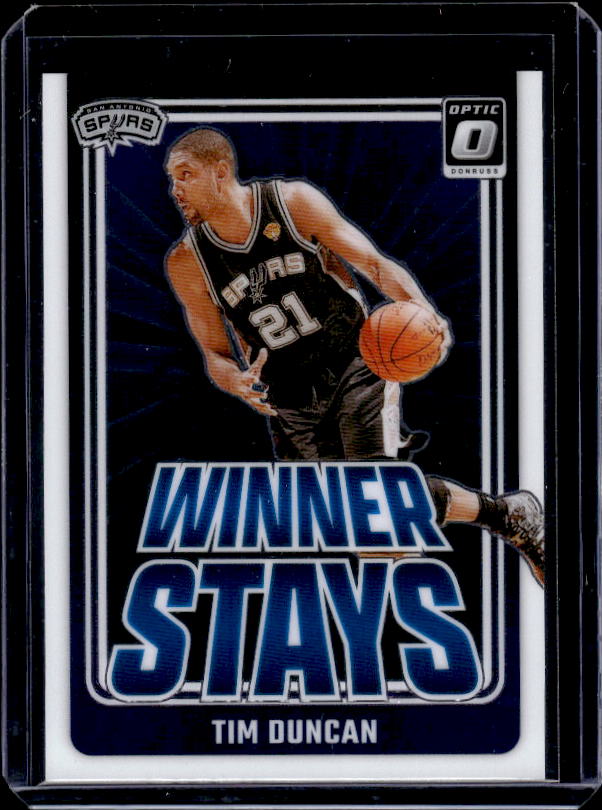 2024-25 Donruss Optic #12 Tim Duncan Winner Stays