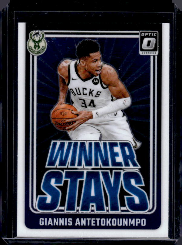 2024-25 Donruss Optic #4 Giannis Antetokounmpo Winner Stays