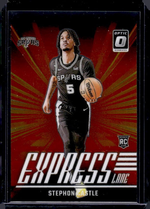 2024-25 Donruss Optic #1 Stephon Castle Express Lane