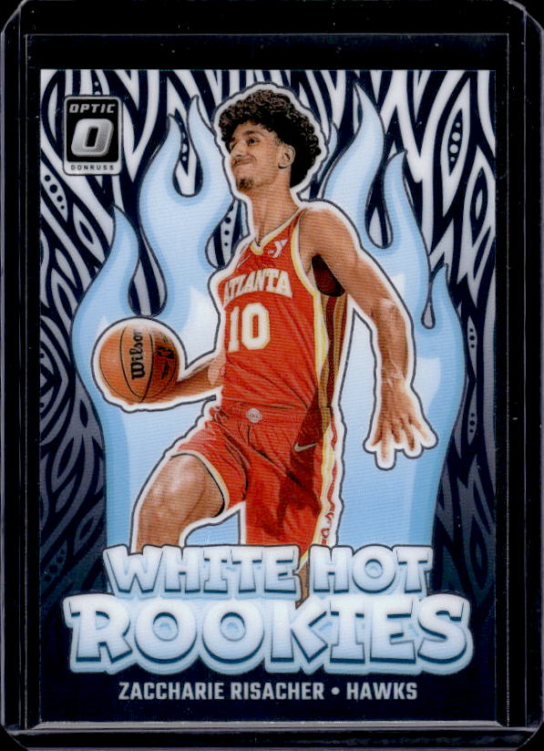 2024-25 Donruss Optic #4 Zaccharie Risacher White Hot Rookies