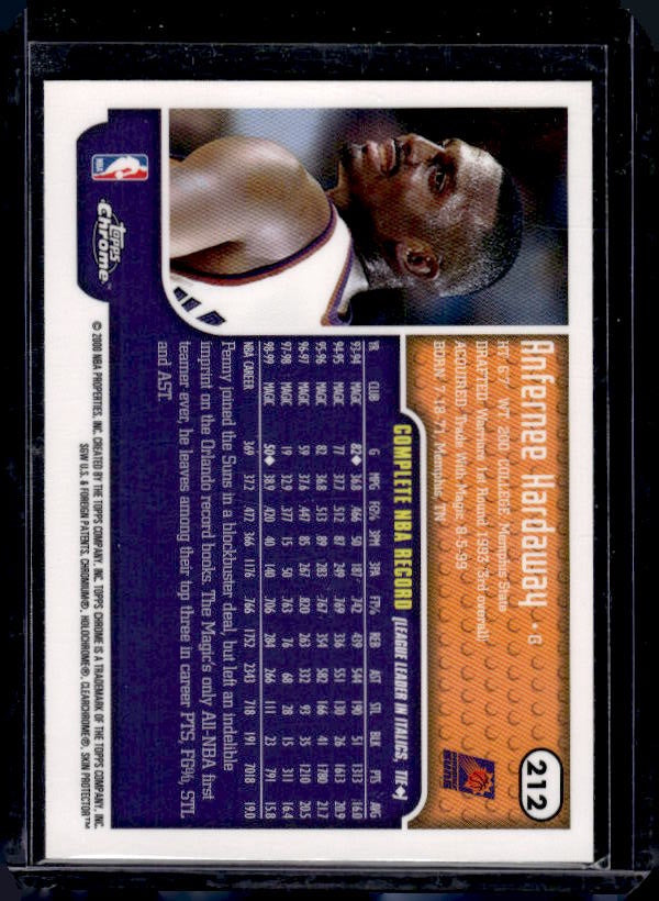 1999-00 Topps Chrome #212 Anfernee Hardaway